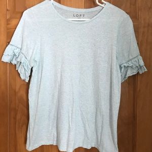 Loft light blue top